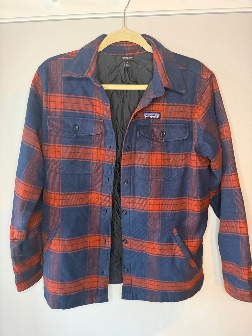 Patagonia Insulated Fjord Flannel Plaid Jacket Men's - 26885